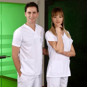 V (Surgical) Collar Suit (Alpaca Fabric)