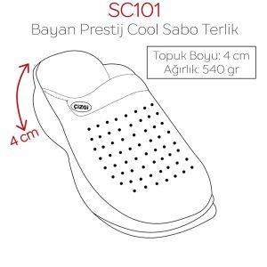 Women's Prestige Cool Sabo Hospital Slippers (35-40)