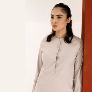Lüks Likralı Fermuarlı Tesettür