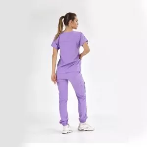 Lila Basic Lüks Likra Takım