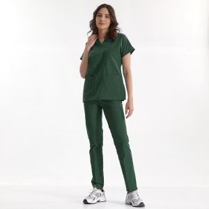 Hunter Green Lux Lycra Greys Suit