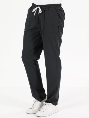 Black Dr. Greys Doctor Nurse Pants (Single Bottom) Poly‑cotton blend fabric