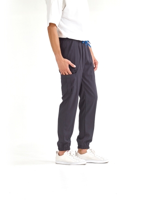 Lacivert Jogger Doktor Hemşire Pantolonu (Tek Alt) Lüks Likralı Kumaş