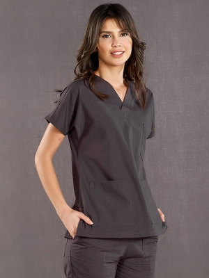 Füme Dr. Greys Doktor Hemşire Medikal Scrubs Takım Terikoton Kumaş