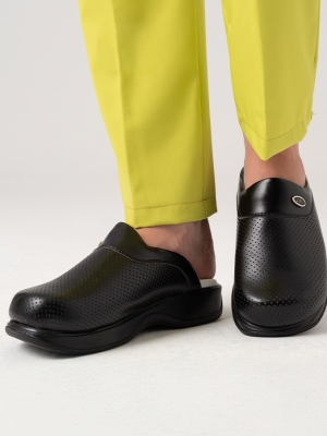 Black Women's Doctor Nurse Medical Classic Perforated Clogs