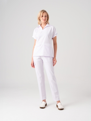 White Women's Doctor Nurse Medical VivaColor Clogs