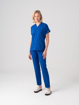 Saks Mavisi Dr. Greys Doktor Hemşire Medikal Scrubs Takım Best Likralı Kumaş
