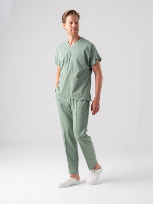 Mint Yeşili Dr. Greys Doktor Hemşire Medikal Scrubs Takım Best Likralı Kumaş