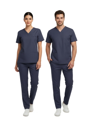 Медицинский костюм Patriot Blue Dr. Greys из люксовой стрейч-ткани