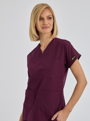 Mürdüm Dr. Greys Doktor Hemşire Medikal Scrubs Takım Terikoton Kumaş
