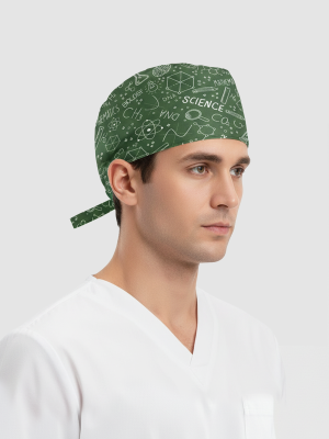 Bilim Dersleri Desenli Bone (Cotton Likra Kumaş)