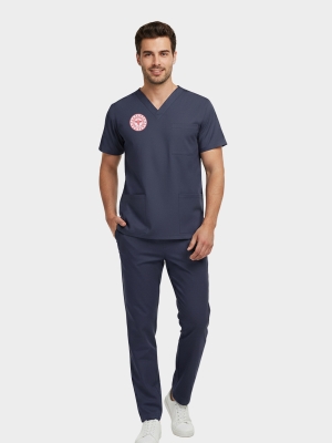 Pflege Scrubs – Elastisches Set, offizielle Norm 2025, Patriot Blue
