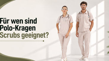 Für wen sind Scrubs mit Polokragen geeignet?