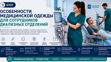 Особенности медицинской одежды для сотрудников диализных отделений