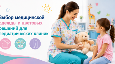 Детская медицинская одежда и выбор цветов для педиатрических клиник