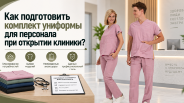 Как подготовить комплект униформы для персонала при открытии клиники?