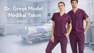 Die Bedeutung der Pflaumenfarbe und die Eigenschaften des Plum Dr. Greys Medical Scrubs Sets