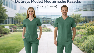 Bedeutung der Farbe Frosty Spruce und Frische in der medizinischen Kleidung