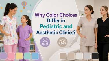 Why Do Color Choices Differ Between Pediatric and Aesthetic Clinics?