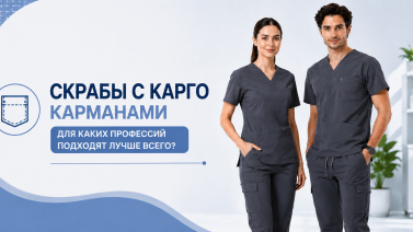 Для каких профессий лучше всего подходят медицинские костюмы Scrubs с карманами Cargo?