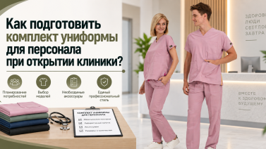 Как подготовить комплект униформы для персонала при открытии клиники?