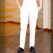 White Dr. Greys Doctor Nurse Pants (Single Bottom) Alpaca Fabric