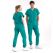 Surgery Green Jogger Lux Lycra Greys Suit