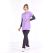 Lilac Lux Lycra Greys Tunic Length Single Top