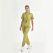 Pistachio Green Retro Women's Doctor Nurse Medical Scrubs Set Luxury Lycra Fabric