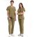 Khaki Lux Lycra Greys Suit