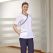 Top White Bottom Navy Crossover Collar Doctor Nurse Medical Scrubs Set Luxury Lycra Fabric