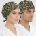 Forest Camouflage Patterned Scrub Cap (Cotton Lycra Fabric)