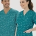 Klinik Çizgiler Desenli Tek Üst (Cotton Likra Kumaş)