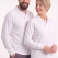 Beyaz Polo Yaka İş Sweatshirt 3 İplik Şardonlu