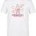 Nurse Life Printed Short Sleeve White T-Shirt (100% Cotton Jersey Fabric)