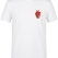 Anatomical Heart and Stethoscope Printed Short Sleeve White T-Shirt (100% Cotton Jersey Fabric)
