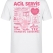 Emergency Service Cafe Printed Short Sleeve White T-Shirt (100% Cotton Jersey Fabric)