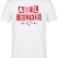 Pop Art Emergency Service Printed Short Sleeve White T-Shirt (100% Cotton Jersey Fabric)