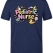 Pädiatrie-Krankenschwester Bedrucktes Kurzarm T-Shirt in Navyblau (100% Baumwoll-Jersey)