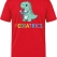 Pediatrics Dino Bedrucktes Kurzarm T-Shirt in Rot (100% Baumwoll-Jersey)