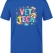 Cute Veterinarian Printed Short Sleeve Saxon Blue T-Shirt (100% Cotton Jersey Fabric)