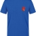 Anatomical Heart and Stethoscope Printed Short Sleeve Saxon Blue T-Shirt (100% Cotton Jersey Fabric)