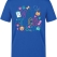 Vet Tech Bedrucktes Kurzarm T-Shirt in Saxe-Blau (100% Baumwoll-Jersey)