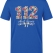 Bow Detail 112 Paramedic Printed Short Sleeve Saxon Blue T-Shirt (100% Cotton Jersey Fabric)