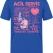 Emergency Service Cafe Printed Short Sleeve Saxon Blue T-Shirt (100% Cotton Jersey Fabric)