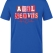 Pop Art Emergency Service Printed Short Sleeve Saxon Blue T-Shirt (100% Cotton Jersey Fabric)