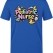 Pädiatrie-Krankenschwester Bedrucktes Kurzarm T-Shirt in Saxe-Blau (100% Baumwoll-Jersey)