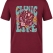 Clinic Life Printed Short Sleeve Burgundy T-Shirt (100% Cotton Jersey Fabric)