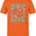Clinic Life Printed Short Sleeve Orange T-Shirt (100% Cotton Jersey Fabric)
