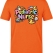 Pädiatrie-Krankenschwester Bedrucktes Kurzarm T-Shirt in Orange (100% Baumwoll-Jersey)